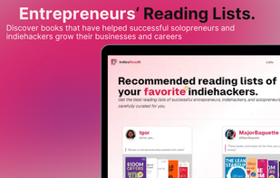 Entrepreneur reading lists.