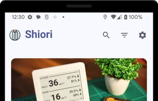 Shiori Android Client screenshot 1