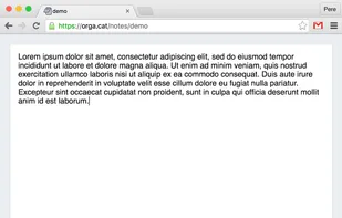 Minimalist Web Notepad screenshot 1