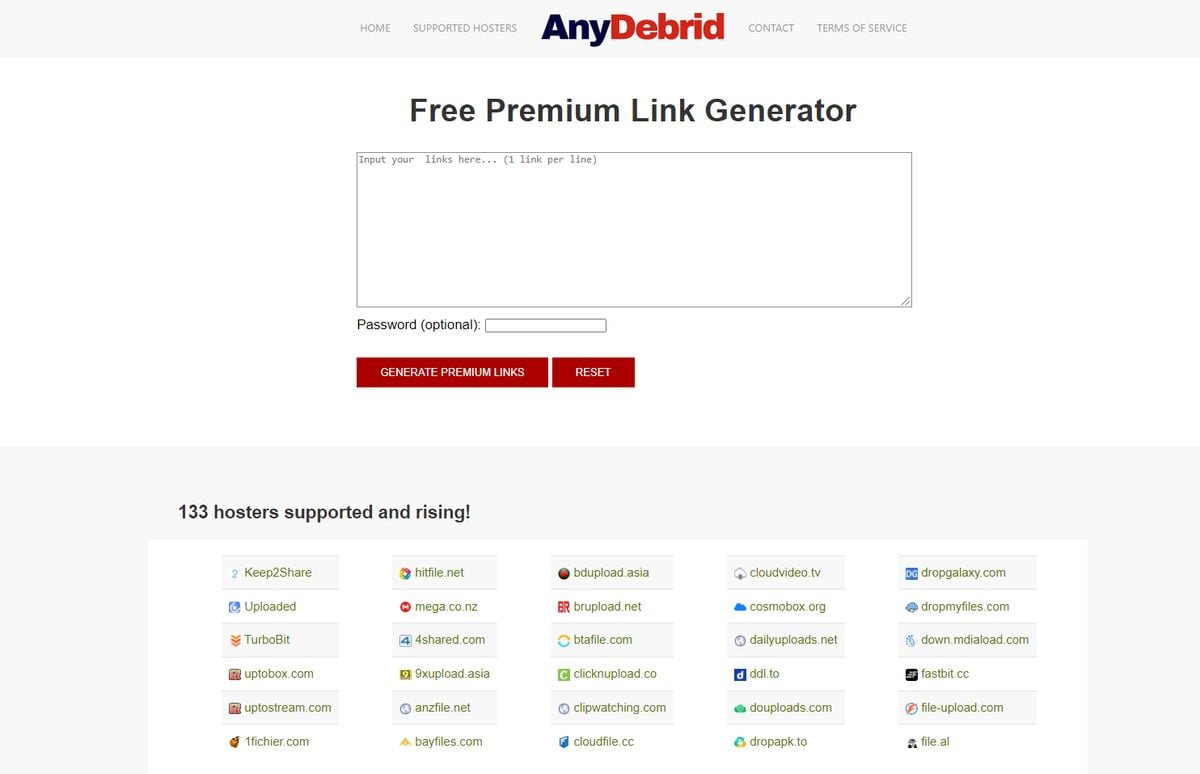 Premium link generator