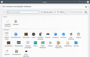 Apper - KDE screenshot 1