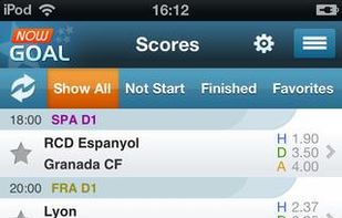 NowGoal screenshot 1