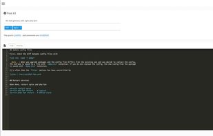 Editing a note in markdown.