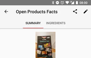 Open Products Facts screenshot 1