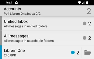 Librem Mail screenshot 1