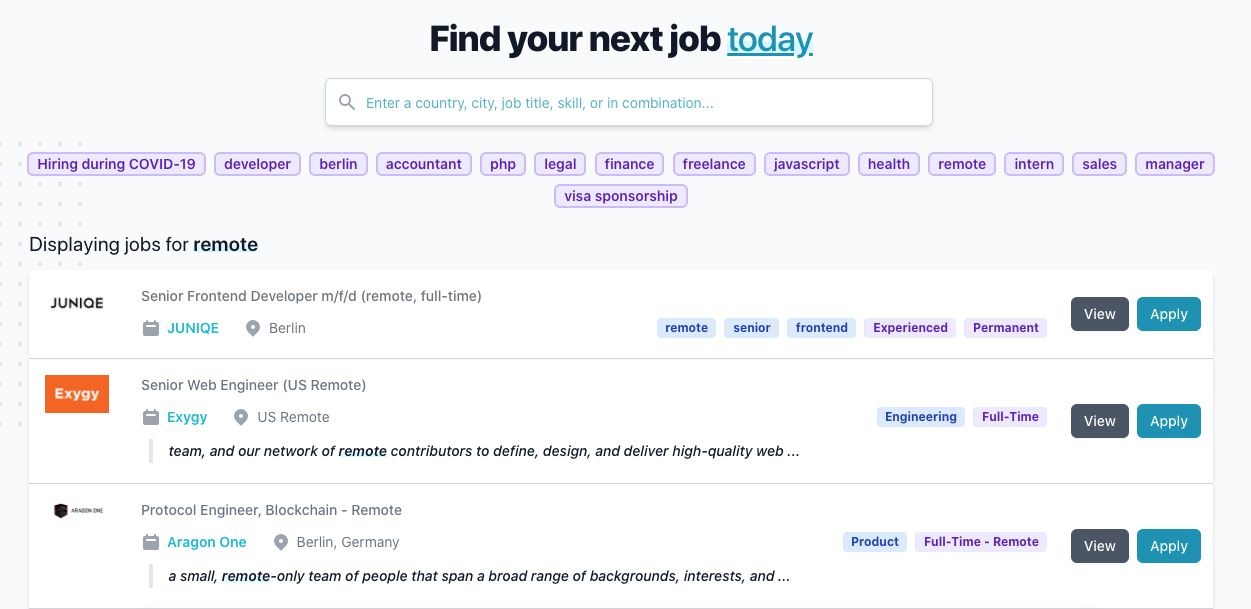 Arbeitnow Alternatives: 25+ Job Search Services & Similar Websites ...