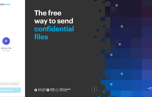 Tresorit Send screenshot 1