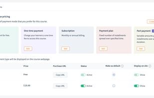 Different pricing models to monetize your online courses. 