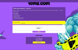 Compressed video ready to download
