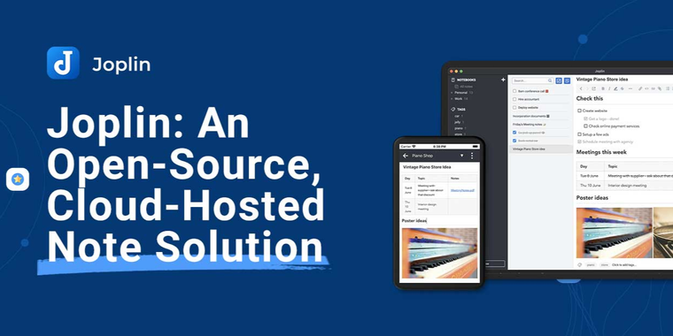 Joplin 2.10 released with biometrics support and multiple profiles image