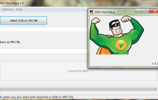 DVDVob2Mpg screenshot 1