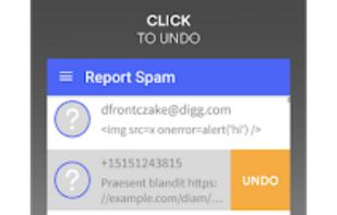 SpamResponse screenshot 1