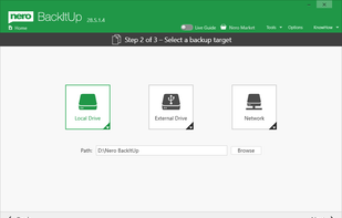Nero BackItUp screenshot 3