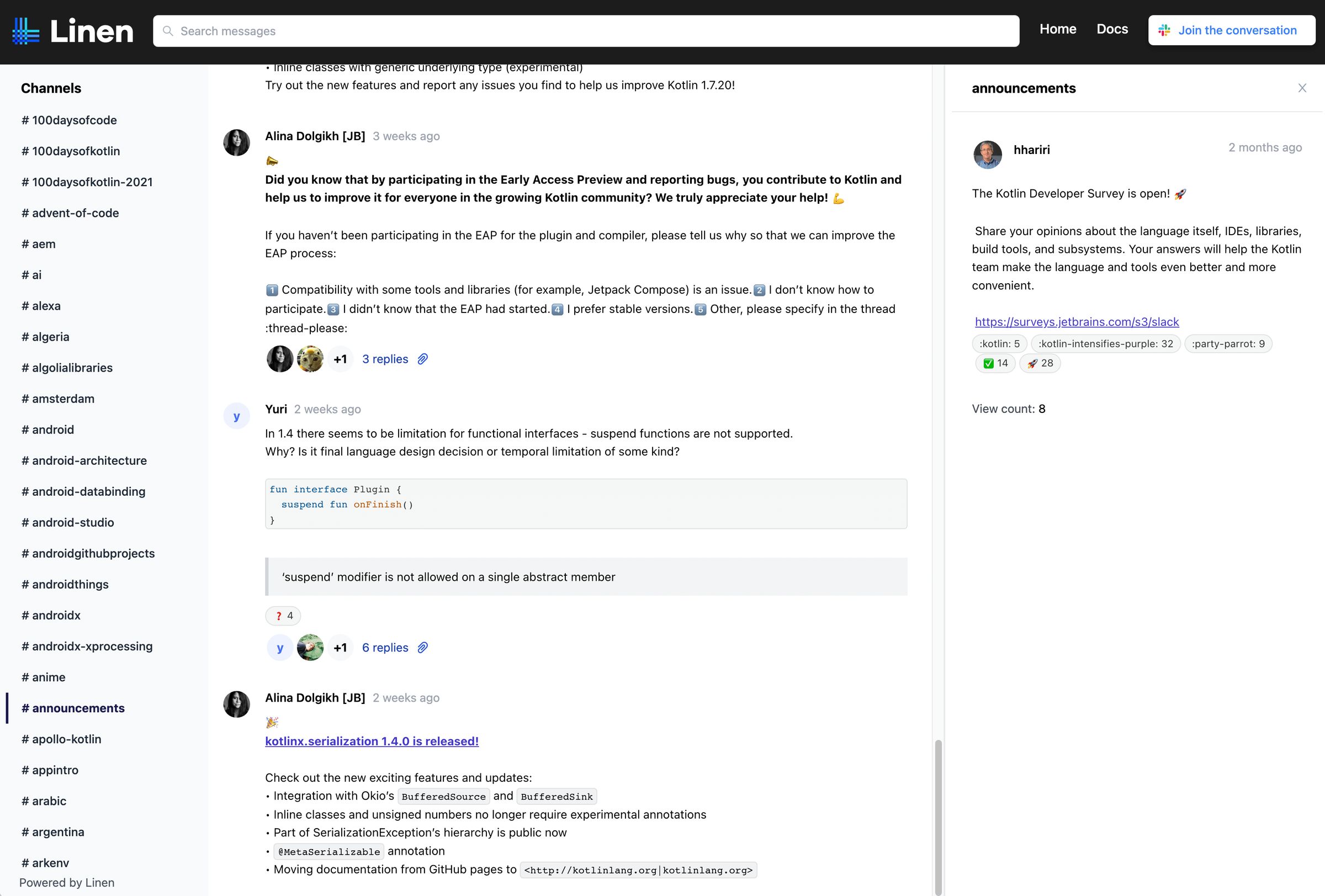 Linen Alternatives and Similar Sites & Apps AlternativeTo