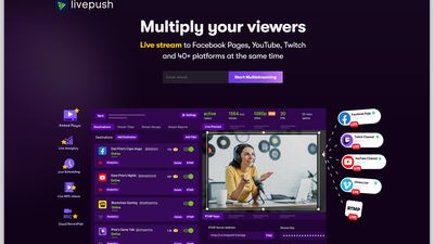 A fun, simple, easy and feature rich dashboard to help you live stream to 40+ platforms at the same time.