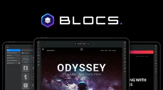 Blocs for iPad 1.4 adds an SVG icon manager, CSS transform support, and new templates image