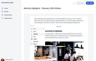Modern block editor