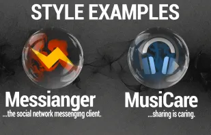 Smoke & Glass Icon Pack screenshot 2