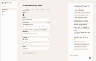 Supercamp Brand Monitoring Demo