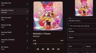 CuteMusic 2.8.0 introduces playlist song removal and M3 Expressive design image