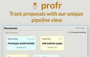 Track proposals with pipeline view