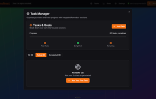 PomoNest screenshot 2