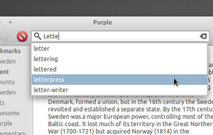 Purple Dictionary screenshot 1
