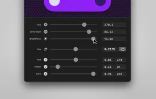 Color UI screenshot 1