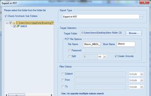 Shoviv MBOX to PST Converter screenshot 1