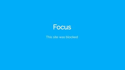 Blocked webpage