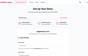AxonWave.store Setup your Store