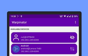 Warpinator for Android screenshot 1