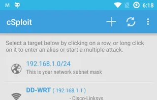 cSploit screenshot 1