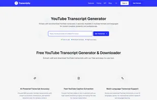 input youtube url to get transcripts