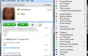 Clownfish for Skype screenshot 1