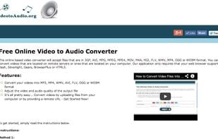 On the homepage you will find a brief video tutorial which shows you how to use the converter.