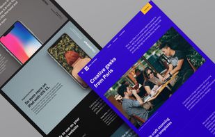 Website template to sell digital products.