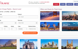 Taj Travel Flight ticket booking service