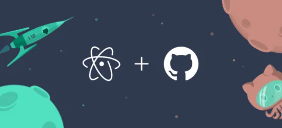Atom adds Git and GitHub integration image