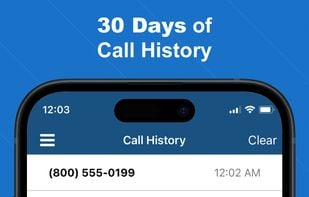 30 Days of Call History