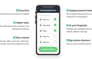 Mobile application for restocking vending machines!