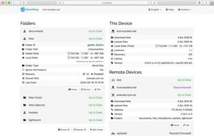 Syncthing screenshot 1