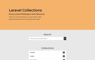 LaravelCollections.com screenshot 1