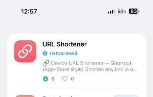 Shortcuty screenshot 1