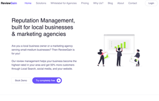ReviewGain website