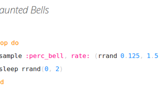 Sonic Pi screenshot 1