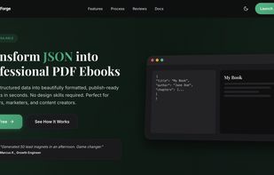 Landing page hero section
