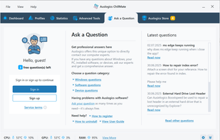 Ask a Question tab