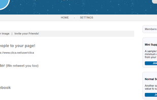 Invite new members screen