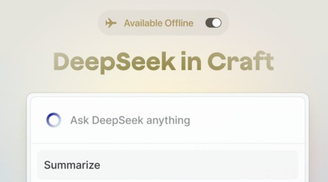 Craft integrates DeepSeek R1 for offline AI assistance image